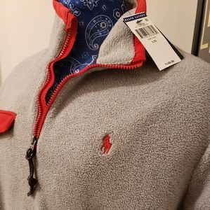 NWT (L) POLO RALPH LAUREN PULLOVER FLEECE